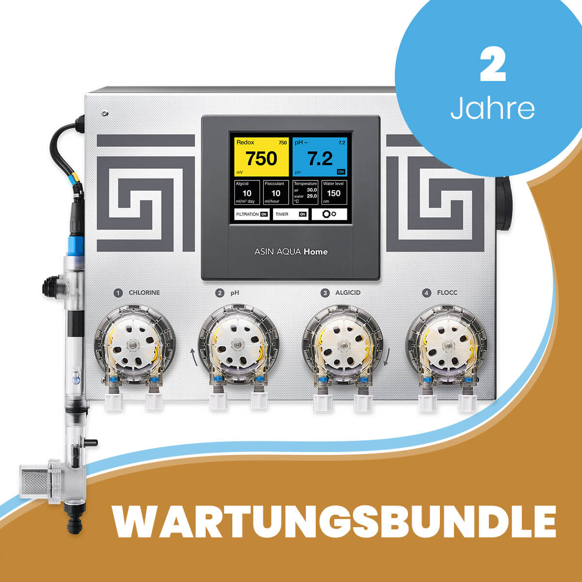 Wartungspaket ASIN Aqua HOME REDOX (ohne Sonden)