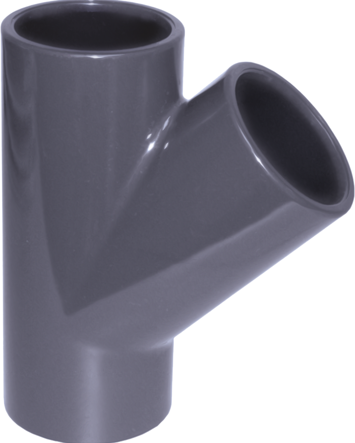 T-Stück 45°